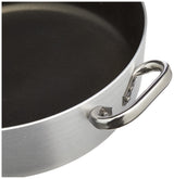 AGNELLI Casseruola Bassa Antiaderente con 2 Maniglie Inox D 36 cm