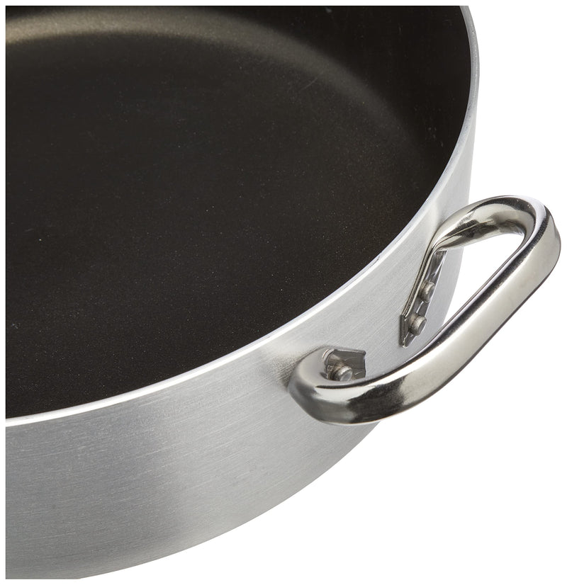 AGNELLI Casseruola Bassa Antiaderente con 2 Maniglie Inox D 36 cm