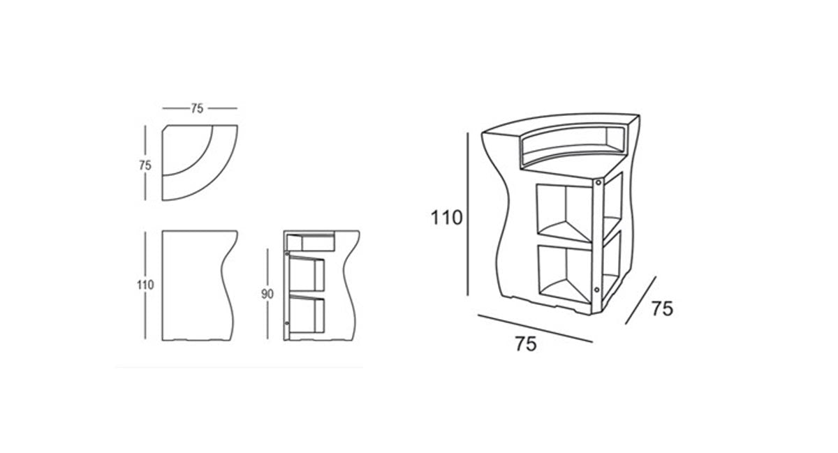 plust plust angolo bartolomeo light in out neutro bianco