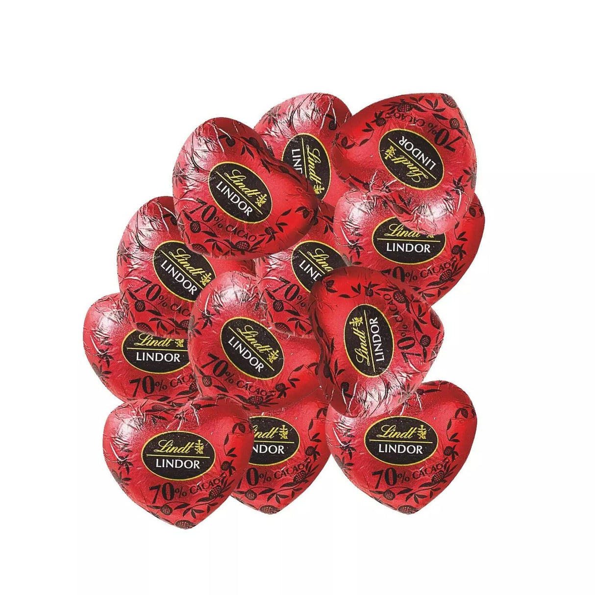 Lindor Hearts Dark Chocolate 70% 500 Gr 