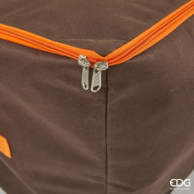EDG Enzo De Gasperi Christmas Tree Bag H 50 cm W 120 cm L 38 cm Brown