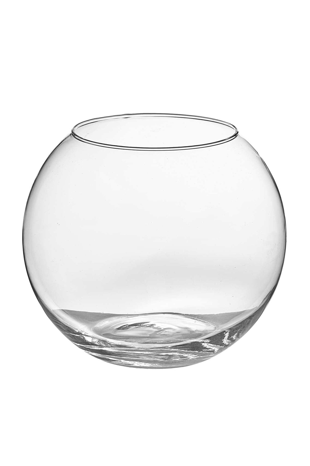 Vaso Sfera Vetro H 25 Cm D 30 Cm