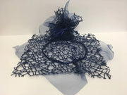 Sacchetti Portaconfetti Bomboniere Velo Rete tondo con Tulle Blu - 25 PZ OFFERTA