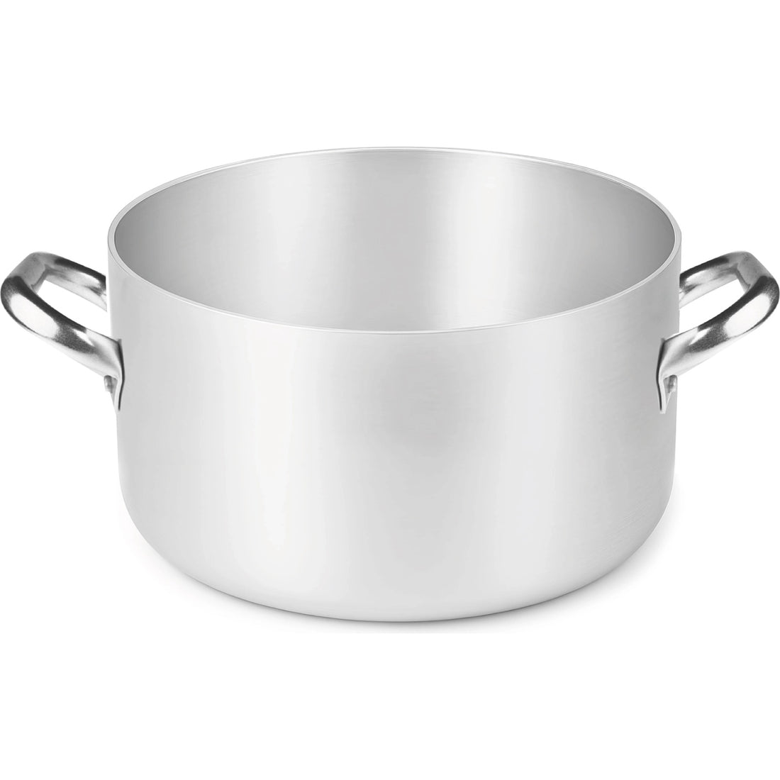 AGNELLI Casseruola Alta Alluminio Fondo Induzione 2 Manici D 28 Cm