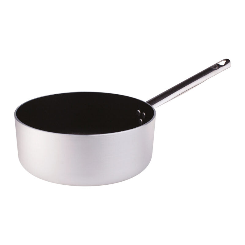 AGNELLI Casseruola Bassa Alluminio Antiaderente 1 Manico D 24cm