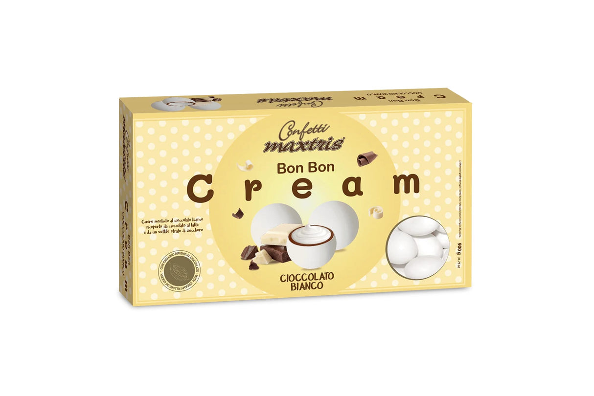 Maxtris Confetti Bon Bon Cream Cioccolato Bianco 900 Gr