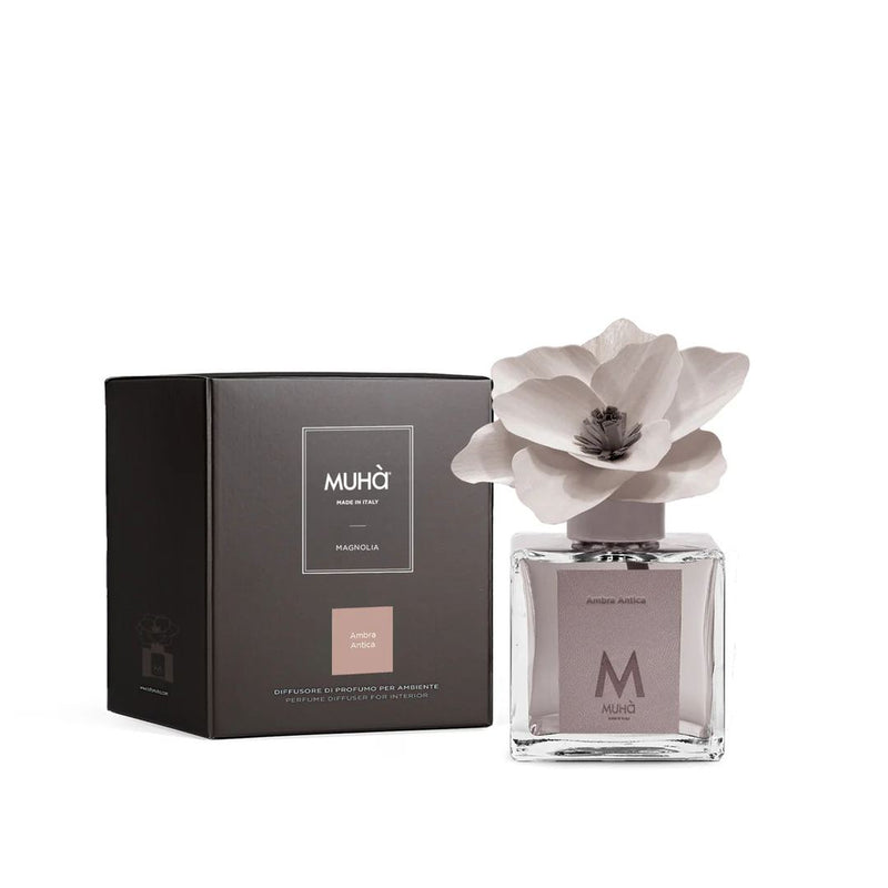 Muhà Profumatore Diffusore Magnolia Ambra Antica 100ml