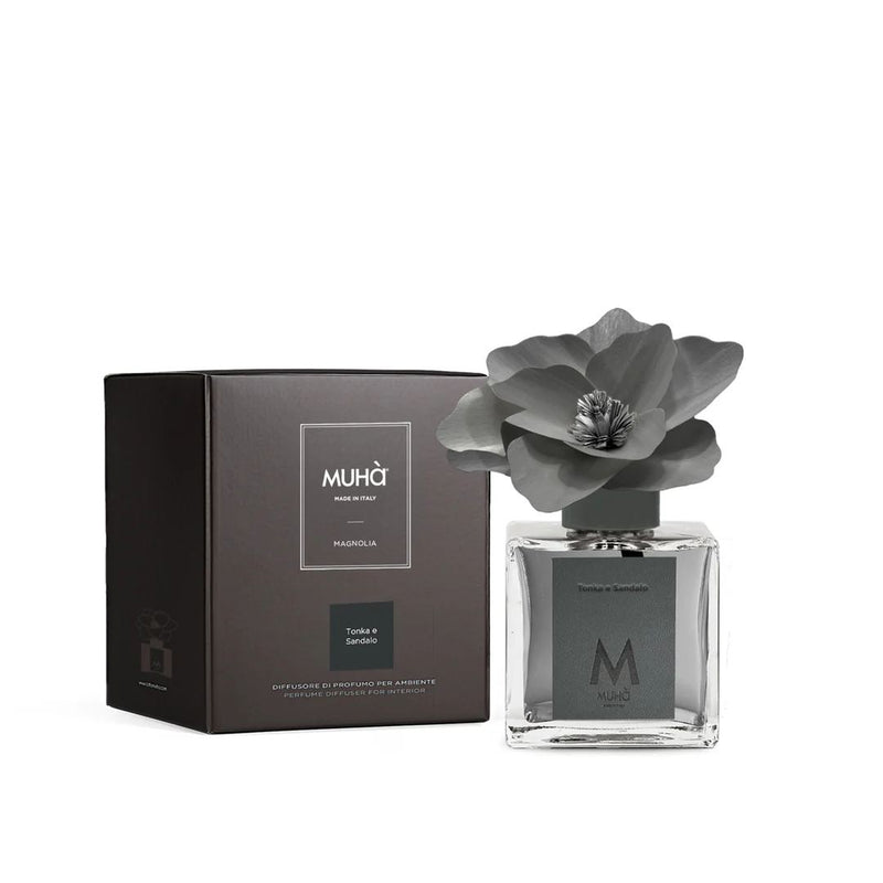 Muhà Profumatore Diffusore Magnolia Tonka e Sandalo 100 Ml