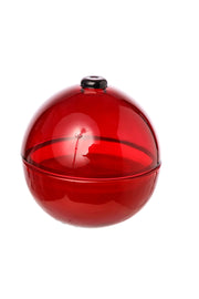 ARPIMEX  Candela Boules di Natale D 7 cm H 7 Cm Vetro Rosso