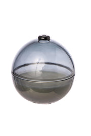 ARPIMEX  Candela Boules di Natale D 7 cm H 7 Cm Vetro Grigio