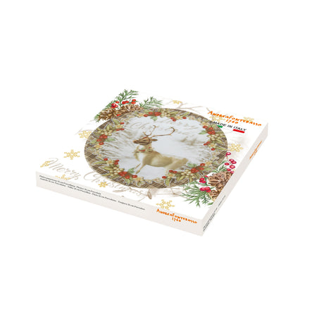 tognana tognana piatto panettone cinzia tartan natale 31 cm porcellana multicolor ean 8056444449761