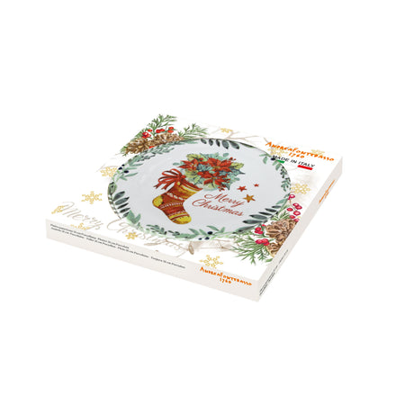 tognana tognana piatto panettone cinzia epifania natale 31 cm porcellana multicolor ean 8056444071436