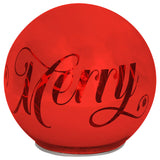 tognana tognana sfera natale con led d 15 cm christmas mirror red vetro rosso ean 8056444359343