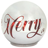 tognana tognana sfera natale con led d 15 cm christmas mirror silver vetro rosso ean 8056444359350