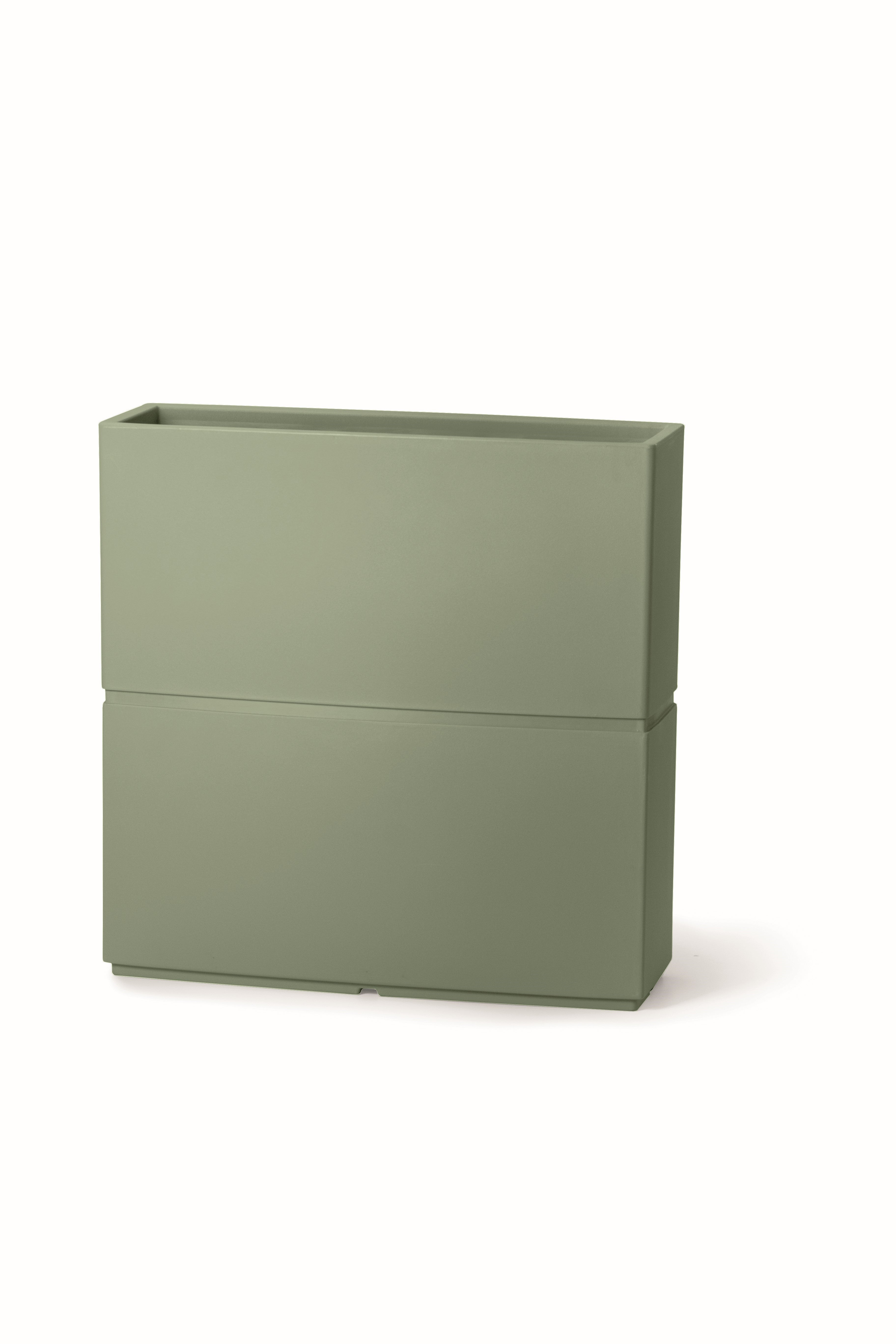 Fioriera Da Finestra 3 Pezzi 40cm | Vaso Lungo In Plastica Verde | Whitefurze