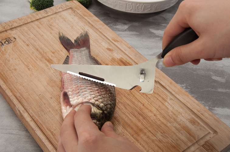Salvinelli Forbice Santoku 25 Cm Acciaio