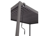 L'Arcolaio Pergola Bioclimatica Garage 3 x 4 Mt Antracite