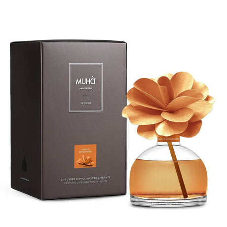 Muhà Flower Profumatore Diffuser Camelia 200ml Cedro & Bergamotto