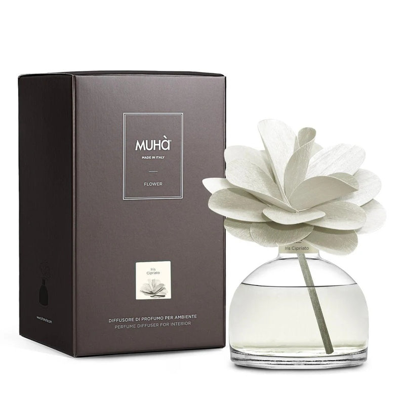 Muhà Flower Profumatore Diffuser Camelia 200ml Iris Cipriato