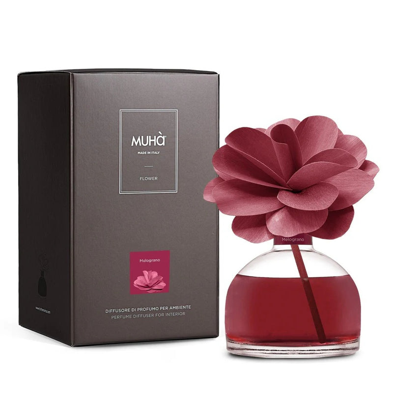 Muhà Flower Profumatore Diffuser Camelia 200ml Melograno