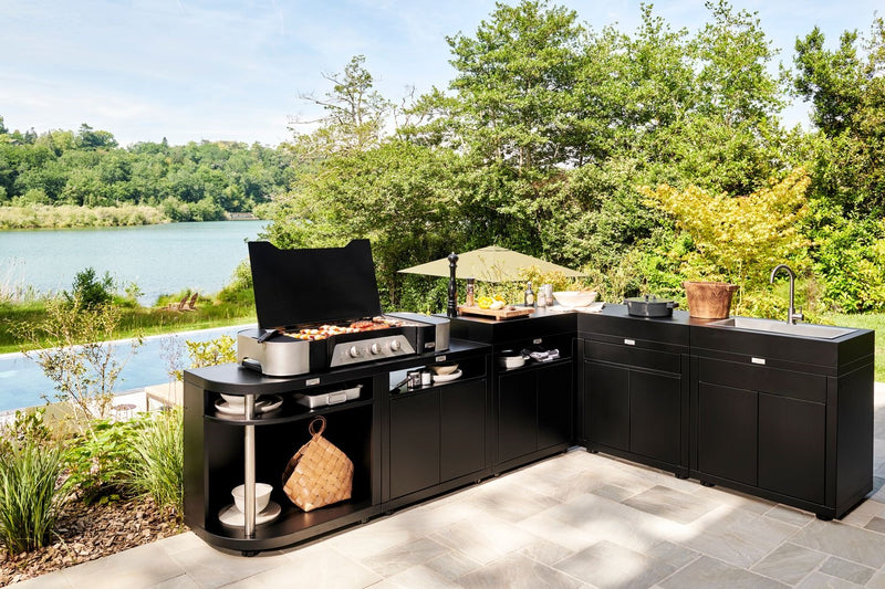 le marquier le marquier pannello paraspruzzi centrale 80 x 406 cm nero ean 3339380172586