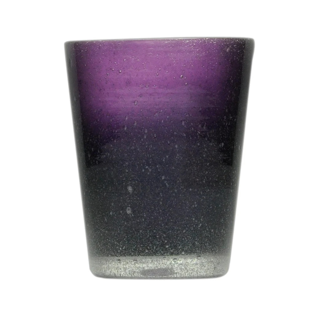 Zani Serafino Tumbler Bicchiere Acqua Violet 30cl in Pasta di Vetro