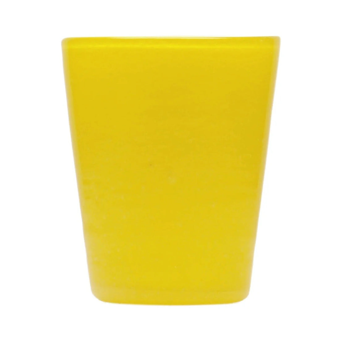 Zani Serafino Memento Tumbler Bicchiere Acqua Yellow Solid 30cl in Pasta di Vetro