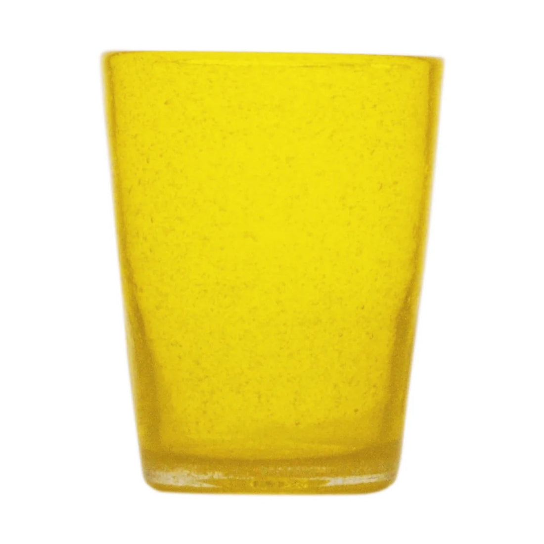 Zani Serafino Bicchiere Acqua Memento Yellow Transparent 30cl in Pasta di Vetro