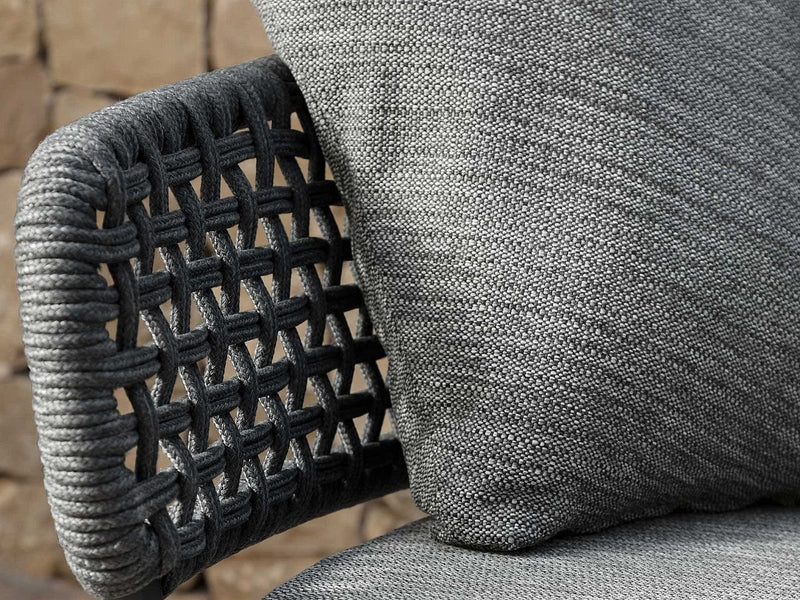 Talenti Salotto Moon Divanetto, 2 Poltrone e Tavolo Carbon