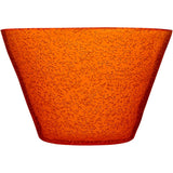 Zani Serafino Small Bowl Memento Synth in Metacrilato D 11,50 Cm Colore Arancio