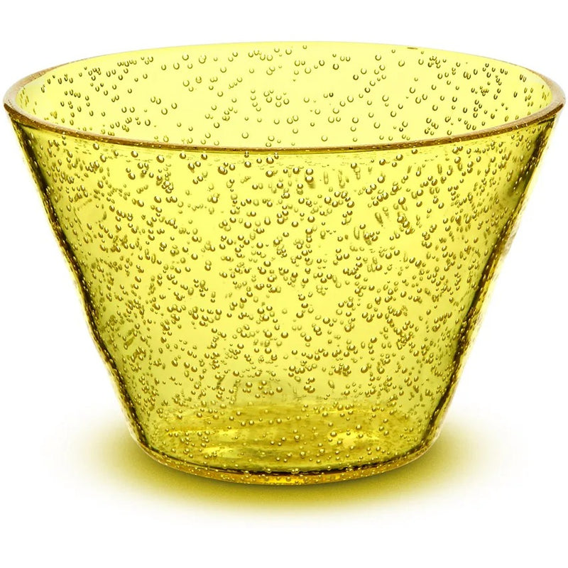 Zani Serafino Small Bowl Memento Synth in Metacrilato D 11,50 Cm Colore Giallo