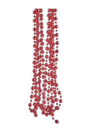 ARPIMEX Collana Natale Perle Plastica D 8 Mm 2,7 Mt Rosso