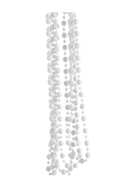 ARPIMEX Collana Natale Perle Plastica D 8 Mm 2,7 Mt Bianco
