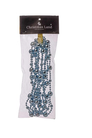 ARPIMEX Collana Natale Perle Plastica D 14 Mm 2,7 Mt Blu