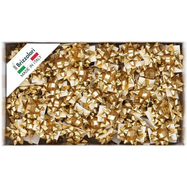 Brizzolari Coccarde Stella Splendid Oro 6,5mm 100 pezzi