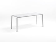 Nardi Doga Bench New Panchina da Esterno Bianca 102,5 x 44 x 39 cm – Panchina Moderna per Giardino e Terrazzo