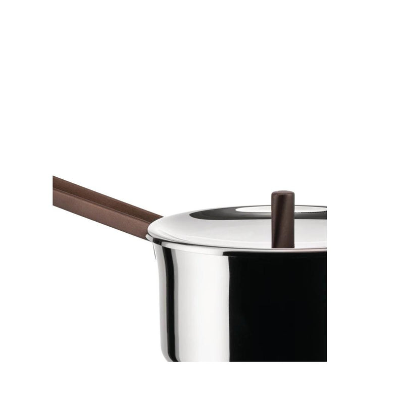 Alessi Edo Casseruola a Manico Lungo Diametro 16 cm
