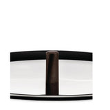 Alessi Coperchio Edo Acciaio Inox con Pomolo Marrone