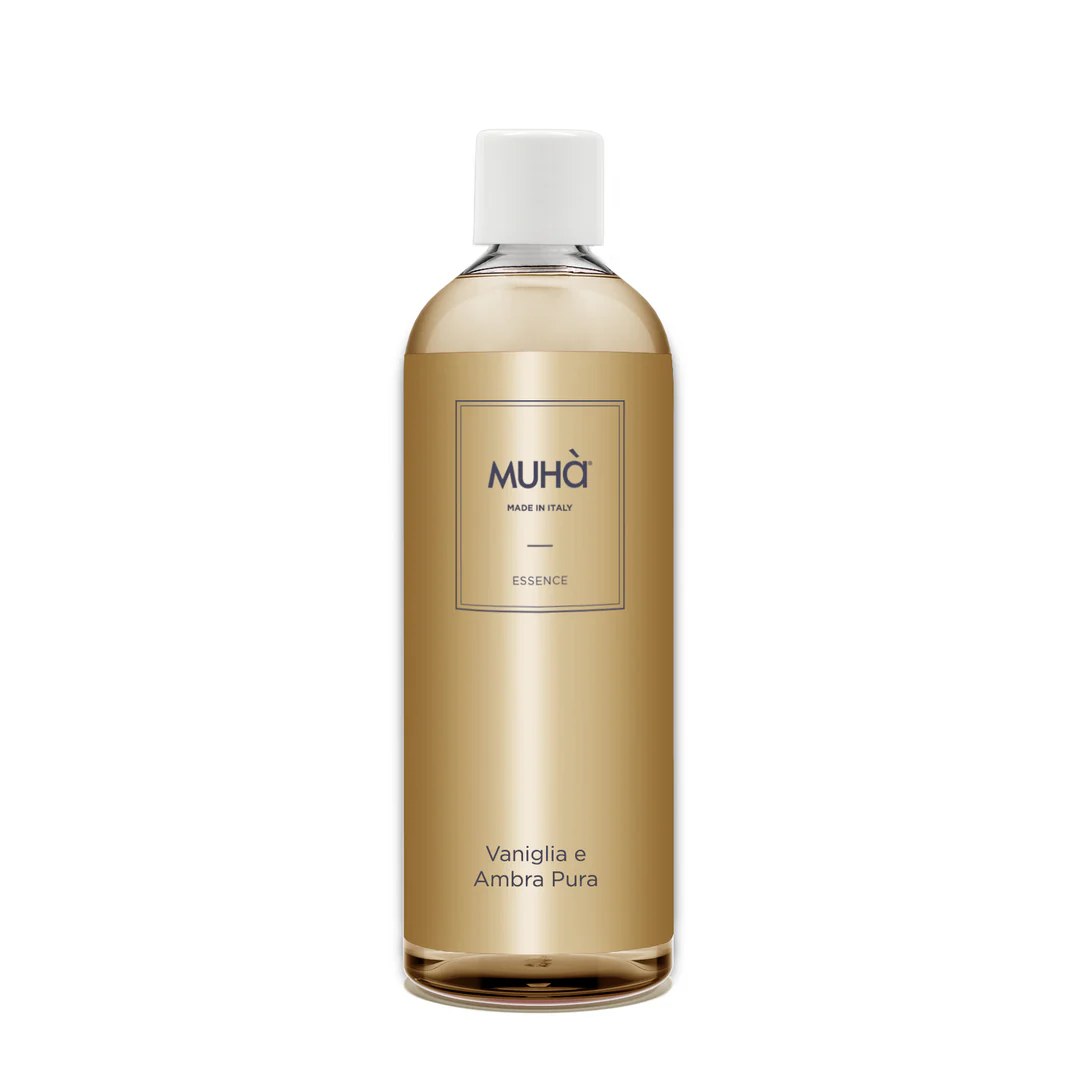 Muhà Ricarica Essence Refill Profumatore Vaniglia e Ambra Pura 500 Ml