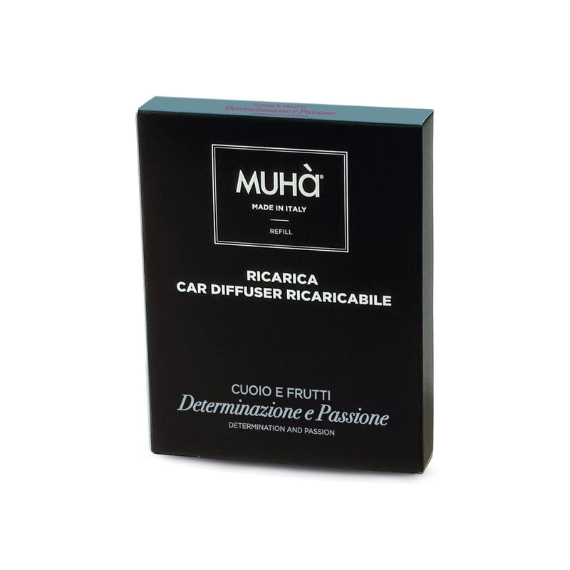Muhà Refill Car Cuoio e Frutti - Ricarica Profumatore Auto