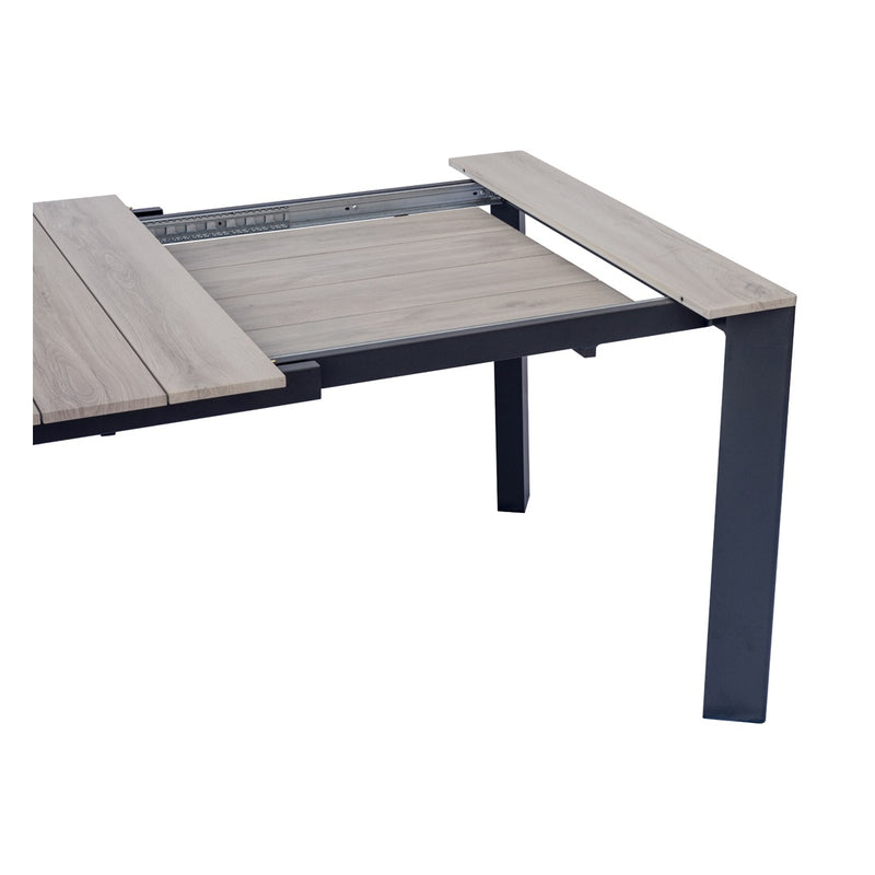 Moia Greenwood Arenzano Allungabile Antracite Effetto Legno 211/276 cm