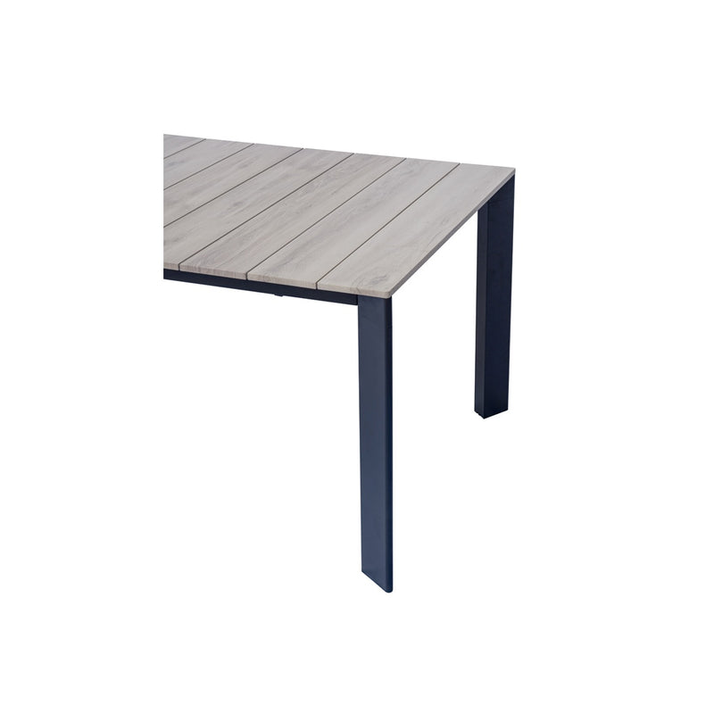 Moia Greenwood Arenzano Allungabile Antracite Effetto Legno 211/276 cm