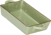 ROSE & TULIPANI Concerto Verde Oliva Teglia 29 x 15 x 6 Cm