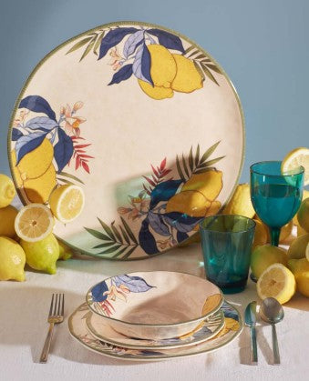 rose tulipani rose tulipani limu vassoio tondo d 42 cm agrumi melamina ean 8018594836228