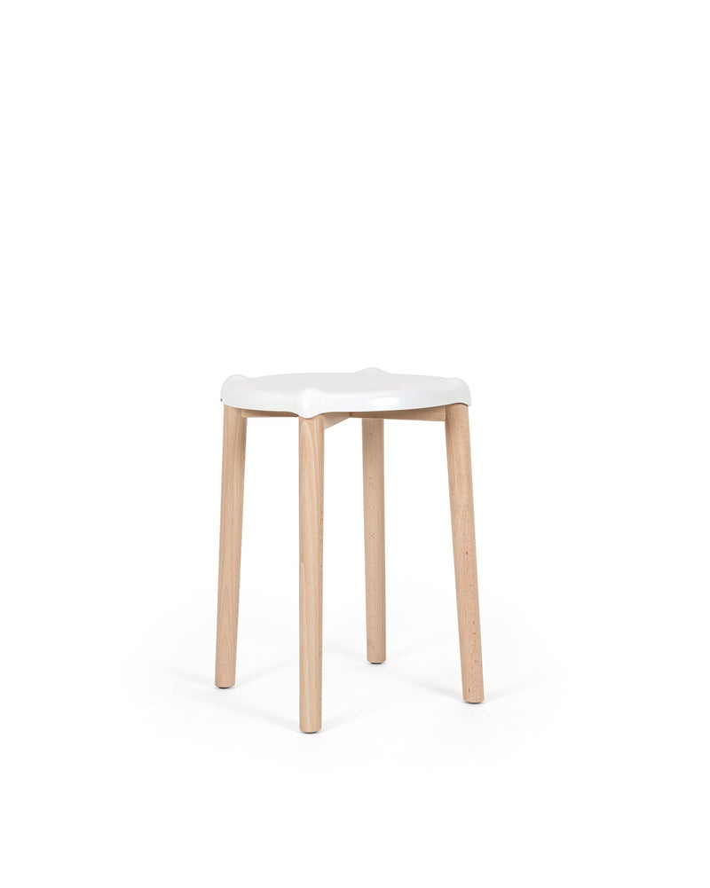Alessi Poêle sgabello PS22 W bianco, design Philippe Starck – foto 3