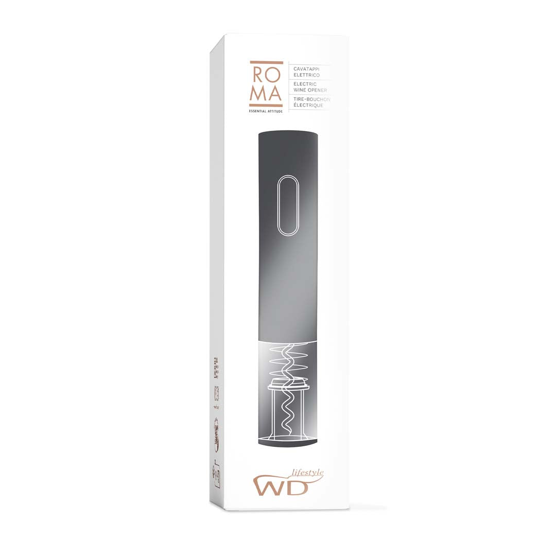 wd lifestyle wd lifestyle apribottiglie elettrico finitura nero opaco ean 8053300573004