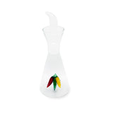 WD LifeStyle Oliera in Vetro Borosilicato Cc 250 Ml Decoro Peperoncino