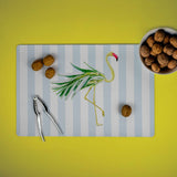 WD LifeStyle Tovaglietta Double-Face 43 x 30 Cm in PVC Decoro Fenicottero