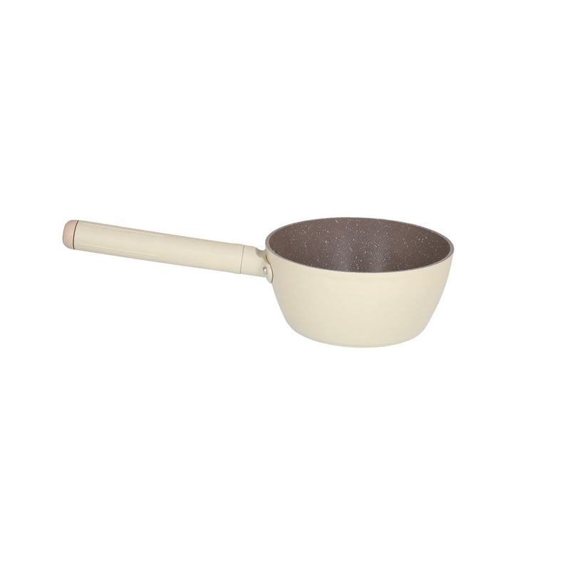 Tognana Batteria di Pentole 11 Pezzi  Modulo Champagne in Alluminio Beige – Set Pentole e Casseruole per la Cucina