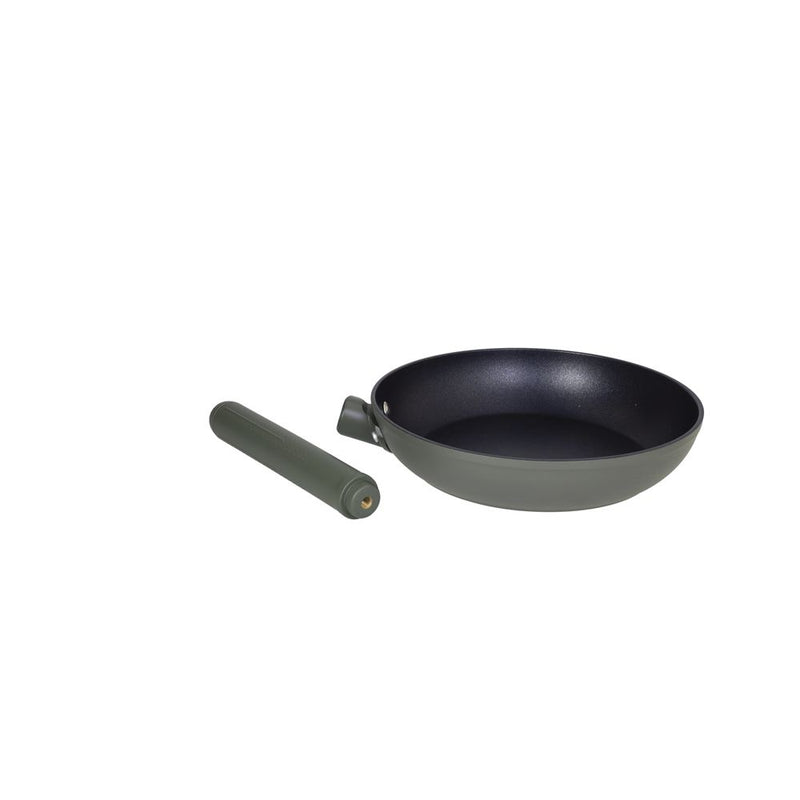 Tognana Batteria di Pentole 11 Pezzi Modulo  Military Green in Alluminio Beige – Set Pentole e Casseruole per la Cucina
